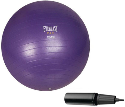 

Everlast Stability Ball & Pump Gym Ball(With Pump), Purple