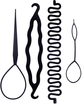

AASA Hair Styling Tool For Girls & Women Hair Accessory Set(Black)