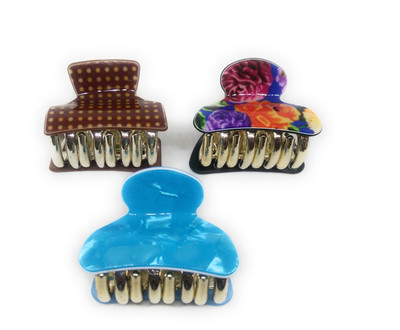 

Khubsurat Hair Clutcher / Hair Claw Clip for Girls & Women, Chunry Print, Set of 3 Pieces of 3 Colors, Small Size, Premium Quality Hair Claw, Hair Clip(Multicolor)