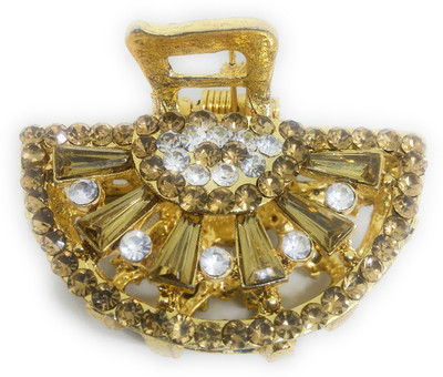 

Khubsurat Metal Hair Clutcher Hair Claw, Hair Clip(Gold)