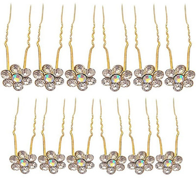 

FASHION HUB BRAND hair pins Hair Pin(Gold)
