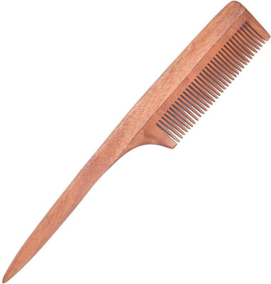 

Prime Neem Wood Hair Tail Comb For Men And Women