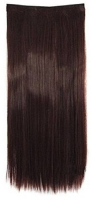 

INAAYA Synthetic Straight Extension For Women, Black Hair Extension