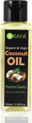 

ORAYA 100% Pure & Organic Cold Pressed Virgin Coconut Hair Oil for Hair Growth & Nourishment Hair Oil(100 ml)
