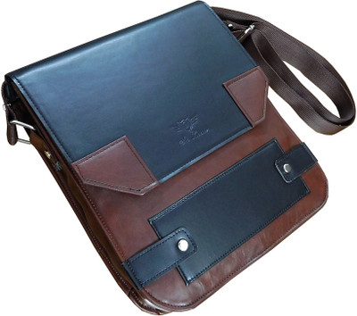 

Sn Louis Messenger Bag(Brown, Black), Black;brown