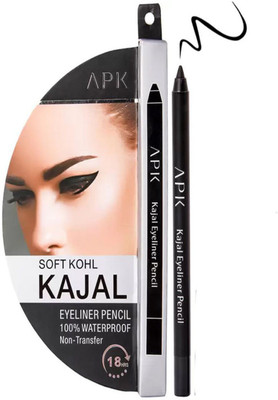 

APK Soft Kohl kajal Eyeliner Pencil 18Hr(Black)