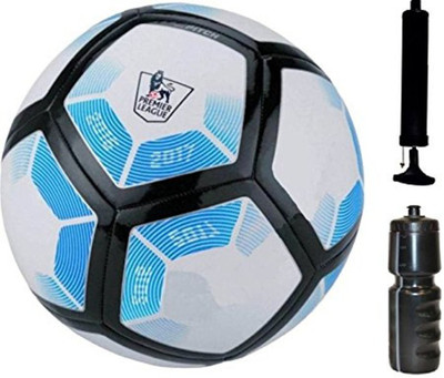 

Aks -blue-12-panel-pitch-pvc-football-size-5-Pump+Sipper, Combo Football Kit