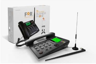 

For GSM DUAL SIM F2+FIX WIRELESS PHONE,CORDED&CORDLESS Corded Landline Phone (Grey) Corded & Cordless Landline Phone(Grey)