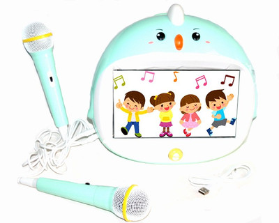 

Adraxx KARAOKE Learning Machine for Kids with Double Horn , Bluetooth Connection & Mini LCD Display(Multicolor)