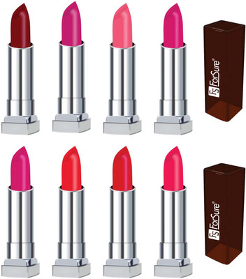 

Forsure VELVET MATTE long lasting lipstick (set of 8 )(maroon, deep magenta, pink, magenta, hot pink, orange, fire red, sweet sixteen, 32 g)