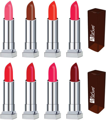 

Forsure VELVET MATTE long lasting lipstick(pink, coffee, orange, neon pink, hot red, indian red, rose pink, maroon, 32 g)