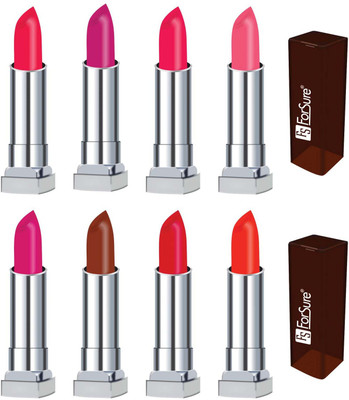 

Forsure VELVET MATTE long lasting lipstick (set of 8 )(sweet sixteen, deep magenta, hot pink, pink, magenta, coffee, fire red, orange, 32 g)