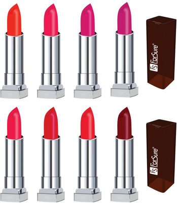 

Forsure VELVET MATTE long lasting lipstick (set of 8 )(orange, hot pink, magenta, deep magenta, sweet sixteen, indian red, fire red, maroon, 32 g)