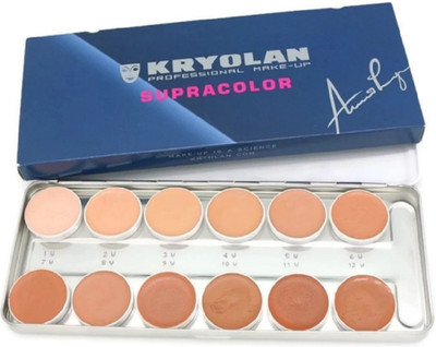 

Kryolan SupraColor Foundation Palette 12 Colors
