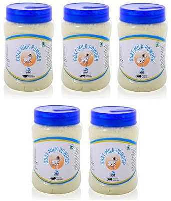 

Nutra Vita Freeze Dried Goat Five Units of 40 G Each (Freeze Dried,Gluten Free, No Additives, No Preservatives) Packed in Reusable PET Bottles Flavored Milk Powder(200 g, Pack of 4)