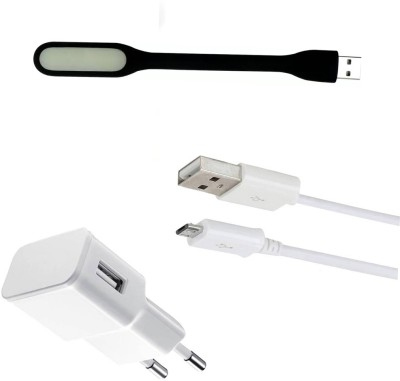 SARVIN Wall Charger Accessory Combo for Lenovo K8 Note(White)