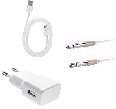 SARVIN Wall Charger Accessory Combo for Sony Experia C3(White)