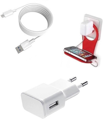 SARVIN Wall Charger Accessory Combo for Jivi Prime P444(White)