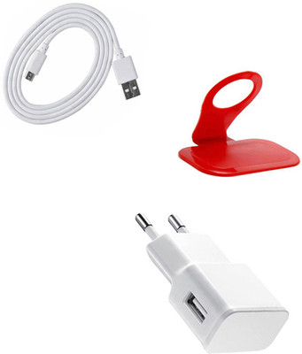 DAKRON Wall Charger Accessory Combo for Huawei Honor 7X(White)