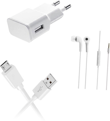 DAKRON Wall Charger Accessory Combo for Gionee M7 Power(White)