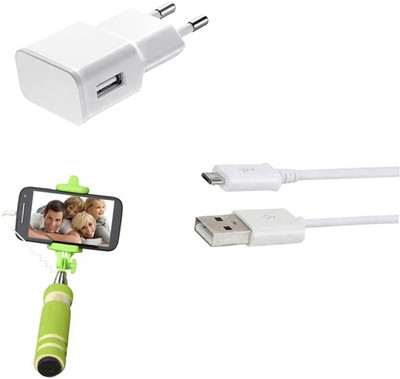 SARVIN Wall Charger Accessory Combo for Samsung Galaxy J7 Max(White)