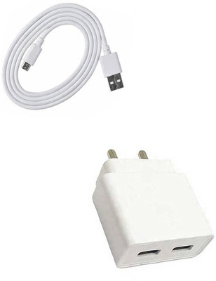 DAKRON Wall Charger Accessory Combo for Samsung Galaxy S7 Edge(White)