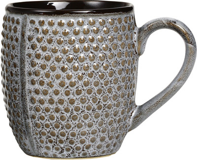 

Caffeine in Black & Grey Bubble (Set of 1) Ceramic Mug(400 ml)