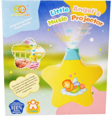 

StyloHub Zurie Toy Collection Star Angel's Music projector for Infants with Star Light (Yellow)(Yellow)