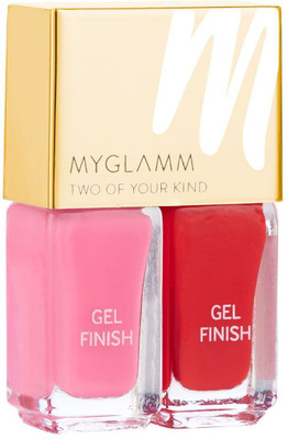 

MyGlamm Two of Your Kind - Cherry on Top Light pink&Rich red(Pack of 2)