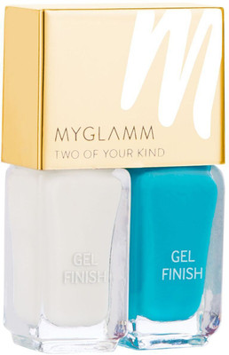 

MyGlamm Two of Your Kind - By The Sea White&Bright Turquoise(Pack of 2)