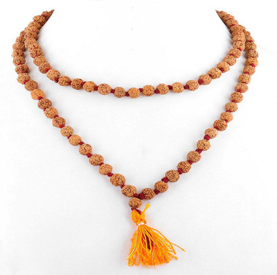 Jaipur Gemstone Rudraksha Shiv Shakti Mala Wood Chain