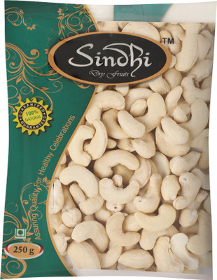 

Sindhi Dry Fruits Cashews Cashews(250 g, Pouch)