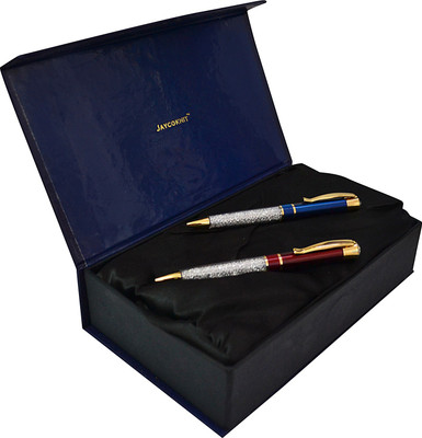 

Jaycoknit Material:Metal || Type: Ball Pen || Brand: Jaycoknit || Color:Red and Blue || Stylish |Unique and Attractive | UNIQUE Cap Shape | Intricate Designing and Finishing A perfect gift ,whether it is a birthay,anniversary or corporate event ,this pen 