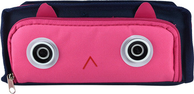 

Saamarth Impex Color Eyes Art Canvas Pencil Box(Set of 1, Pink)