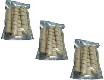 

SAWAY Roll Kabab Full Protein Calcium Rich Standard Zip Pack of 3 1350 Gram Chicken Dog Chew(1350 g, Pack of 3)