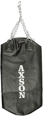 

Axson Unisex Thick PU Leather Boxing Punching Kit Bag Empty Black Hanging Bag(24, 24 kg)