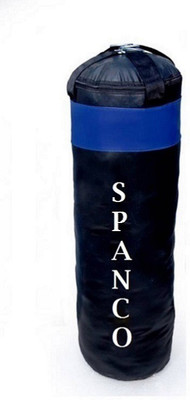 

SPANCO 4.5 Feet Long, PU Material, Blue and Black Color, Filled with Hanging Straps Hanging Bag(4.5, 54 kg)
