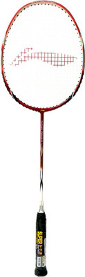 

Li-Ning NanoPower819 Ultra Strong Full Graphite Badminton Racquet Red, White Strung Badminton Racquet(G4 -3.25 Inches, 84 g)