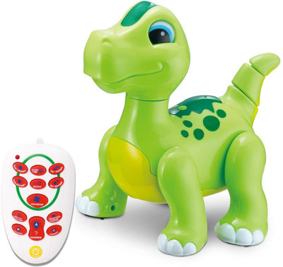 

Webby Intelligent Remote Electronic Electric Intelligent Dinosaurs Toy(Green)