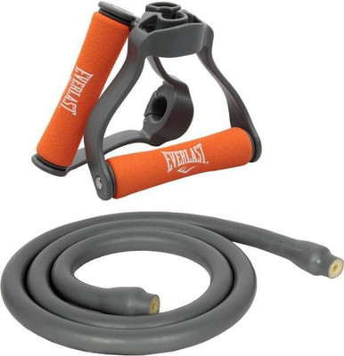 

Everlast 50lbs Latex Tube with Single Handle Resistance Tube(Cool Grey)