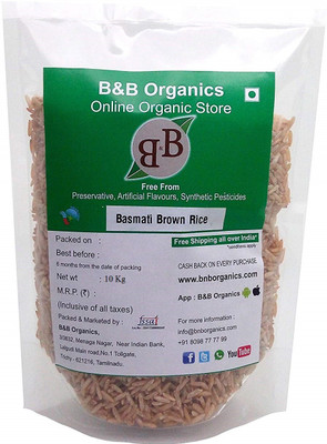 

B&B Basmathi Rice - Brown rice(10 kg) Brown Basmati Rice (Long Grain)(10000 g)