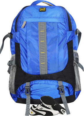

alfisha Lightweight Waterproof Luggage Travel Rucksack / Hiking backpack Rucksack - 35(Blue)