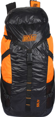 

Indian Tourister rucksack Rucksack - 55 L(Black, Orange)