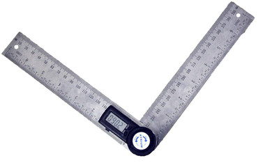 

ATRIUM 200mm Digital Electronic Angle Finder Goniometer Measuring Tool Gauge Ruler(Set of 1, Silver)