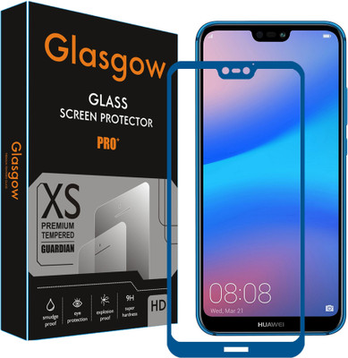 Glasgow Edge To Edge Tempered Glass for Huawei P20 LITE(Pack of 1)