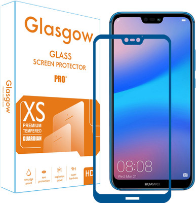 Glasgow Edge To Edge Tempered Glass for Huawei P20 LITE(Pack of 1)
