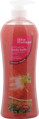 Skin Cottage BATH SCRUB STRAWBERRY YOGURT 1L Scrub(1000 ml)