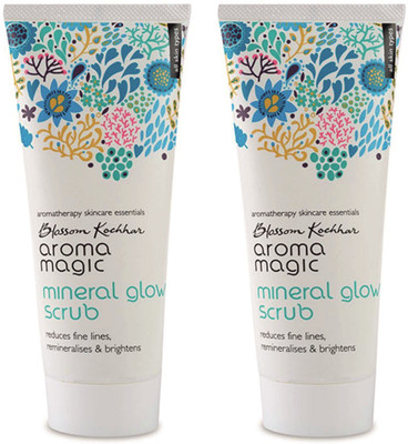 

Aroma Magic Mineral Glow Face Scrub Pack Of 2 Scrub(200 ml)