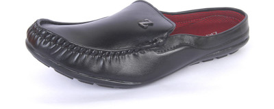

ZAPATOES Black Half Loafer Loafers For Men(Black