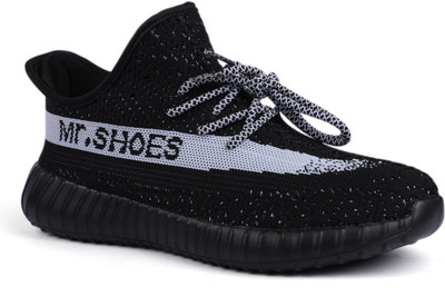 

Mr.SHOES 1838-1- YZY-BLK/ORNG BOOST 350 V2 Running Shoes For Men(Black